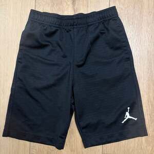 Boys Jordan Shorts Size youth 7 Black Mesh